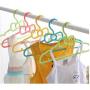 20pcs Childrens Bow Hanger Home Baby Clothes Hanger Random Color