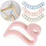 20pcs Random Color Creative Mini Antislip Clothes Hanger Easy Hook Closet Organizer Storage Rack Holder Hook 20pcs Random Color Creative Mini Antislip Clothes Hanger Easy Hook Closet Organizer Storage Rack Holder Hook