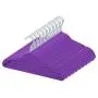 TQVAI 50 Pack Kid Velvet Clothes Hangers Non Slip Space Saver, Purple (Renewed)