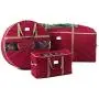 Covermates Keepsakes 3PC Christmas Storage Set (60" Tree Storage Bag + 36" Wreath Storage + 32-128PC Ornament Storage Bag) ? Superior Protection - Holiday Storage - Red Covermates Keepsakes 3PC Christmas Storage Set (60" Tree Storage Bag + 36" Wreath Storage + 32-128PC Ornament Storage Bag) ? Superior Protection - Holiday Storage - Red