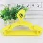 QKKstore Colorful Portable Clothes Hanger Kids Children Toddler Baby Clothes Coat Plastic Hangers Drying Rack for Kids Children 12Pc,Yellow