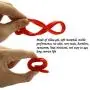ZLMC 4 PCS Portable Household Wind-Proof Buckle Plastic Silicone Hook, Clothes Hanger Fixed Hook, Clothes Drying Rope Non-Slip Fixed Buckle