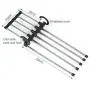 5pcs Random Color Fashion 5 in 1 Pant Rack Shelves Stainless Steel Clothes Hangers Multi-Functional Wardrobe Magic Hanger 5pcs Random Color Fashion 5 in 1 Pant Rack Shelves Stainless Steel Clothes Hangers Multi-Functional Wardrobe Magic Hanger