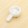 Luckycivia 120Pcs Plastic Photo Frame Nail, Hardwall Hanger Uses for Hardware, Plastic Invisible Traceless Hardwall Picture Hook, Non-Mark Wall Hook Hanger for Photo Painting (White)