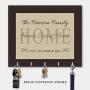 Personalized Key Holder, Key Hanger, Wall Key Rack, Wall Key Holder, Key Holders, Rustic Wood Key Holder 10" x 12"