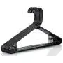 Neaties American Made Black Plastic Hangers with Bar Hooks, Plastic Clothes Hangers Ideal for Everyday Use, Clothing Standard Hangers, 60pk Neaties American Made Black Plastic Hangers with Bar Hooks, Plastic Clothes Hangers Ideal for Everyday Use, Clothing Standard Hangers, 60pk