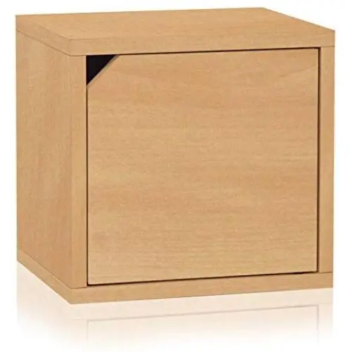 Way Basics Eco Stackable Connect Door Storage Cube, Natural Way Basics Eco Stackable Connect Door Storage Cube, Natural