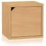 Way Basics Eco Stackable Connect Door Storage Cube, Natural Way Basics Eco Stackable Connect Door Storage Cube, Natural