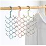 10pcs Random Color Rotatable 10-Claw Clothes Hanger Windproof Clothes Hanger Handbag Bag Holder Space Saving Clothes Hanger