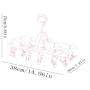 HJYPYJ Magic Hanger,Detachable Magical Hangers,PP Multi-Clip Hanger,Space-Saving Organizer Hangers, Non-Slip/Green / 5 pcs