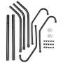 Festnight Standing Coat Hanger Tree Coat Rack Hanger Holder Stand Hallstand Hat Tree Hat Rack Hat Non-Toxic Coat Stand for Clothes Scarves Handbags Umbrella