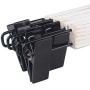 Ybriefbag Suit Hangers, 5pcs Wooden Skirt Pants Hangers with Adjustable Clips, Sturdy and Durable Suit Pants Clothes Hangers Non Slip Coat Hangers (Color : Roundhook 20cm, Size : 3325.51.2cm)