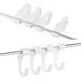 Kitchen Bathroom Towel Clothes Suction Cup Sucker Hanger Holder Rack 6 Hooks No drilling for Kitchen Bathroom Kitchen Bathroom Towel Clothes Suction Cup Sucker Hanger Holder Rack 6 Hooks No drilling for Kitchen Bathroom