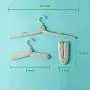 Portable Folding Multi-Function Clothes Hangers, Perfect for Travel Business Trip 36g [3Pack]