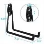 Garage Hooks, 4 Pack Wall Mount Storage Hanger with 2 Extension Cord Holder Organizer, Heavy-Duty 7.5 inch Long Hooks for Ladder, Ski, Sports, Utility, Garden Tool, Hose Storage Rack Organization Garage Hooks, 4 Pack Wall Mount Storage Hanger with 2 Extension Cord Holder Organizer, Heavy-Duty 7.5 inch Long Hooks for Ladder, Ski, Sports, Utility, Garden Tool, Hose Storage Rack Organization