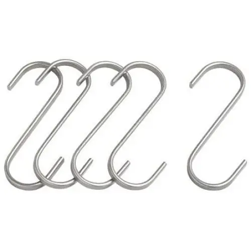 Ikea Stainless Steel S-hook 700.113.97, 2.75-inch, Pack of 5