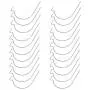 Super Hooks Picture Hanger,Gorilla Hooks - Hang Art, Clock, Shelves, Mirrors, Frames, or Planters for Home and Office Decorations - 20pcs