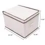 Amborido Bins Drawers Storage Orgarnaizer Dustproof Boxs 3 Pack Beige Amborido Bins Drawers Storage Orgarnaizer Dustproof Boxs 3 Pack Beige