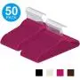 IEOKE Velvet Hangers, 50 Pack Nonslip Clothes Hangers Heavy Duty 360 Swivel Hanger Hook Ultra Thin Clothes Racks Perfect for Space Saving (Rose Red) IEOKE Velvet Hangers, 50 Pack Nonslip Clothes Hangers Heavy Duty 360 Swivel Hanger Hook Ultra Thin Clothes Racks Perfect for Space Saving (Rose Red)