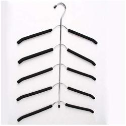 2pcs Random Color Clothes Hanger Clothing Organizer Multi Layers Cloth Hanger Clothes Holder Rack Hook Hangers