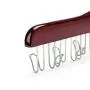 Amber Home Gugertree Wooden Collection Multifunctional Closet Accessories 12 Belt and Tie Hanger Cherry Color (Chrome Hook) Amber Home Gugertree Wooden Collection Multifunctional Closet Accessories 12 Belt and Tie Hanger Cherry Color (Chrome Hook)