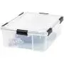 IRIS WEATHERTIGHT Storage Box, 2 Pack, Clear