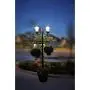 Sun-Ray 312007 Martens 2-Head Solar LED Lamp Post & Planter, with Plant Hanger, 7, Black, Batteries Included