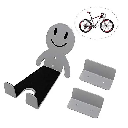 ThyWay Bike Rack Garage Wall Mount ? Steady & Heavy Duty Horizontal Bike Hanger Storage Hook Indoor Shed to Save The Space ? Easily-Installed Hanger with 6 Screw