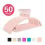 Premium Velvet Hangers (Pack of 50) Heavyduty-Non Slip No Shoulder Bump Suit Hangers-Copper/Rose Gold Hooks,Space Saving Clothes Hangers,Rounded Hangers for Coat,Sweater,Jackets,Pants(Blush Pink) Premium Velvet Hangers (Pack of 50) Heavyduty-Non Slip No Shoulder Bump Suit Hangers-Copper/Rose Gold Hooks,Space Saving Clothes Hangers,Rounded Hangers for Coat,Sweater,Jackets,Pants(Blush Pink)