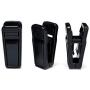 HOUSE DAY Plastic Hanger Clips, 100 Pack Strong Pinch Grip Clips for Use with Slim-line Clothes Velvet Hangers, Finger Clips Black (Renewed)