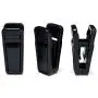 HOUSE DAY Plastic Hanger Clips, 100 Pack Strong Pinch Grip Clips for Use with Slim-line Clothes Velvet Hangers, Finger Clips Black (Renewed)