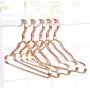 Chuiouy 5Pcs Aluminum Alloy Thicker Drying Racks Home Clothes Hanger Seamless Anti-Slip Adult Hangers