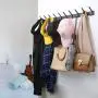 WEBI Coat Rack Wall Mounted,8 Hooks for Hanging Coats,30 Inch Hook Rack Hook Rail Coat Hanger Wall Mount for Backpack,Clothes,Jacket,Black,2 Packs WEBI Coat Rack Wall Mounted,8 Hooks for Hanging Coats,30 Inch Hook Rack Hook Rail Coat Hanger Wall Mount for Backpack,Clothes,Jacket,Black,2 Packs