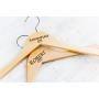 Personalized, Engraved Wedding Dress Hanger by Left Coast Original