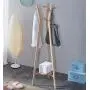 TD-Coat Racks Clothes Hanger Drying Rack Hanging Hat Rack Solid Room Bedroom Wood Frame Bag Rack