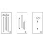 Cxjff Floor Standing Coat Rack Clothes Hat Stand Hanger 6 Hooks Solid Wood Creative, Log Colors, 40x40x185CM (Color : Log Color)
