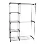 Smart-Home Closet Portable Clothes Hanger Garment Organizer Storage Rack Shelf Rod (Sliver, 44 3/4”(L) x 18”(W) x 67 3/4” (H)) Smart-Home Closet Portable Clothes Hanger Garment Organizer Storage Rack Shelf Rod (Sliver, 44 3/4”(L) x 18”(W) x 67 3/4” (H))