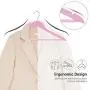 SONGMICS 20-Pack Solid Wood Hangers, Coat Hangers with Shoulder Notches, Trousers Bar, 360° Swivel Hook, Non-Slip for Jackets, Shirts, Dresses, Pink UCRW02PK SONGMICS 20-Pack Solid Wood Hangers, Coat Hangers with Shoulder Notches, Trousers Bar, 360° Swivel Hook, Non-Slip for Jackets, Shirts, Dresses, Pink UCRW02PK