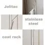 Jolitac Metal Coat Rack Stand Satin Steel Finish Stable Marble Base, High-Grade with Hooks Metal Tree Hat & Coat Hanger Floor Free Standing Wall Bedroom Easy Assembly (Satin Steel) Jolitac Metal Coat Rack Stand Satin Steel Finish Stable Marble Base, High-Grade with Hooks Metal Tree Hat & Coat Hanger Floor Free Standing Wall Bedroom Easy Assembly (Satin Steel)