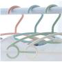 10PC Random Color Nordic Plastic Kids Durable Hangers for Clothes Home Children Baby Non-Slip Windproof Seamless Dry Wet Clothes Hangers