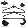 10Pcs Non Slip Velvet Suit Clothes Hangers Wardrobe Home Organizer 10Pcs Non Slip Velvet Suit Clothes Hangers Wardrobe Home Organizer
