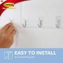 Command Small Clear Wire Hooks, 10 Hooks, 12 Strips - Easy to Open Packaging, Organize Damage-Free