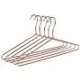 10 Sturdy Cooper Rose-Gold Metal Coat Hangers Heavy Duty Suit Hangers (10)