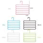 10PC Random Color 5-Layer Clothes Hanger Drying Racks Multi-Functional Innovative Hanger Multi-Storey Scarf Racks Anti-Slip Pants Folder Decoration