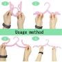 YOUOWO Travel Hangers with Clips Portable Folding Clothes Hangers 12 pcs with 24 pcs Hanger Clips for Scarves Suits Trousers Pants Shirts Socks Underwear Travel Home Foldable Clothes Drying Rack