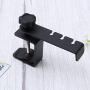 Cabilock Headphone Stand Holder Gaming Headphones Hanger Mount Under Desk Hook Clip for Bag (Black)