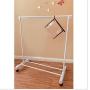 Boottique Child Garment Rack- Kids Closet Organizer- with 10 Childrens Velvet Hangers (Rack with 10 Pink Velvet Hangers)