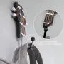 Gaobei Creative Daisy Resin Wall Hooks Wall Mounted Art Flower Iron Hook Hand-Painted Hanging Coat/Hat/Key/Towel Hooks Home Decoration (Guitar Shaped) Gaobei Creative Daisy Resin Wall Hooks Wall Mounted Art Flower Iron Hook Hand-Painted Hanging Coat/Hat/Key/Towel Hooks Home Decoration (Guitar Shaped)