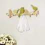 Godyluck Home Bird Wooden Wall Hanger Bedroom Wall Clothes Coat Hanger Green Bird Wall Hanging Hook Godyluck Home Bird Wooden Wall Hanger Bedroom Wall Clothes Coat Hanger Green Bird Wall Hanging Hook