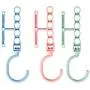 10pcs Random Color Magic Hanger 5 Circle Multilayer Windproof Clothes Hanger Organizer Fixed Holder Storage Racks Buckle Hanger Rack Anti-Slip